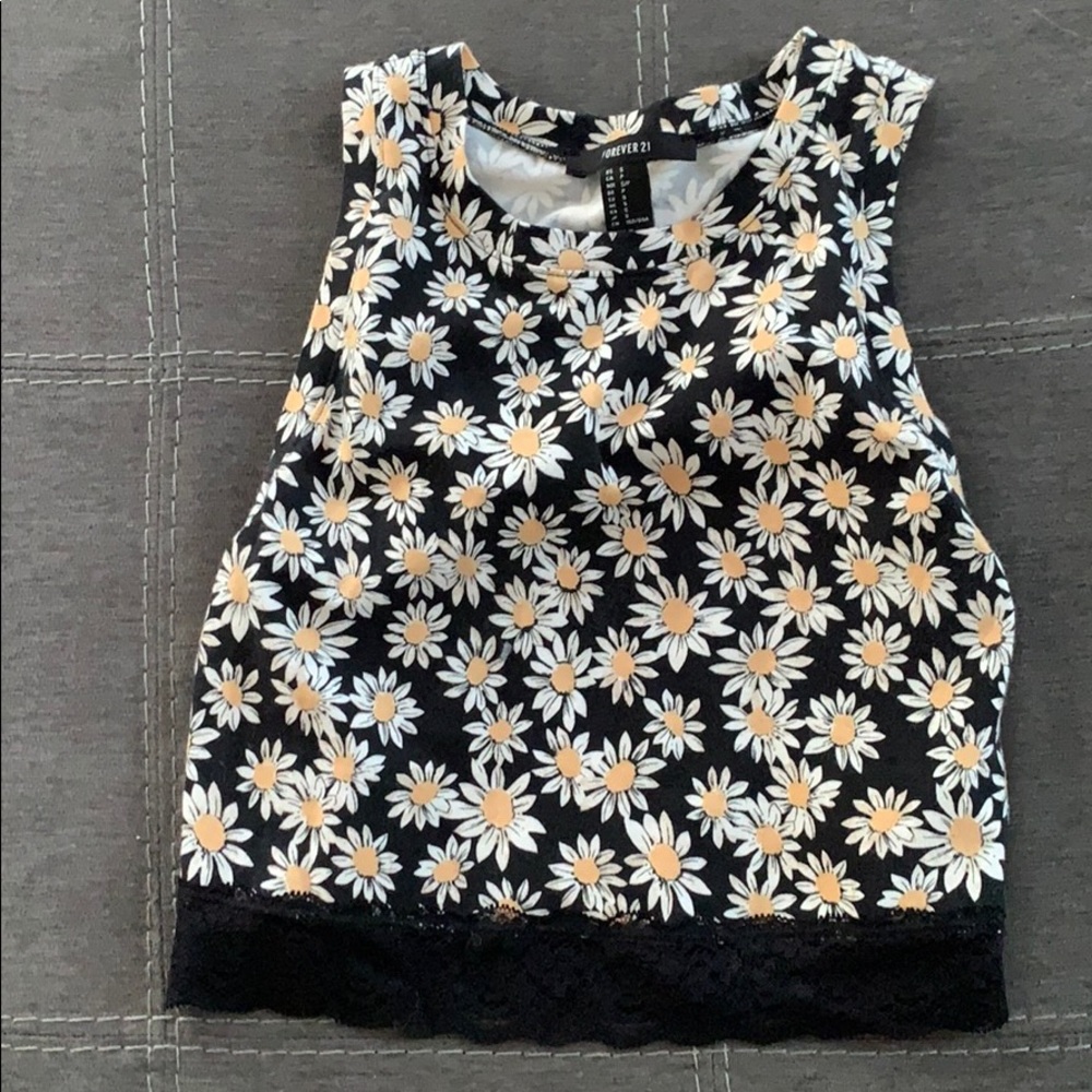 Floral crop top